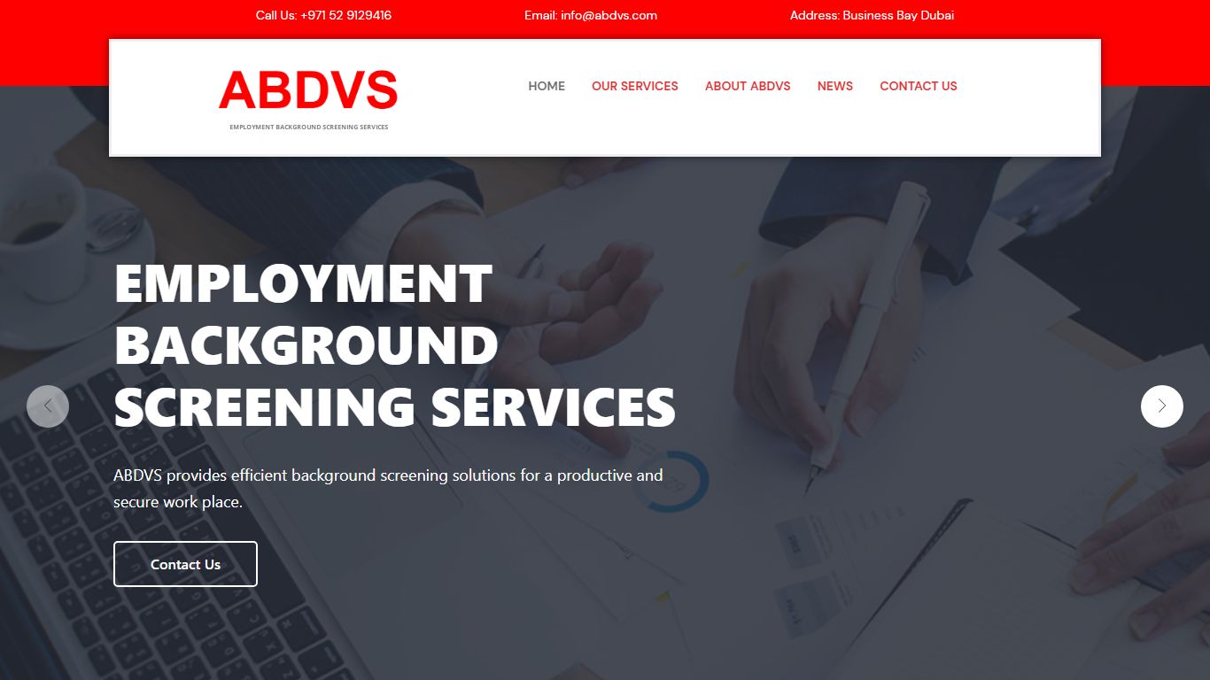 ABDVS – Employment Background Screening Services